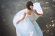 Beautiful Bride Standing Back Wall Decal