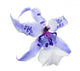 Blue Orchid Bloom with Wall Decal
