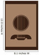 Poster Illustration Guitar Wall Decal