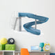 Aquapark Slide Tube Wall Decal