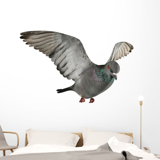 Flying Pigeon Wall Decal