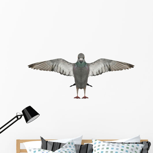 Dove Pigeon with Outstretched Wall Decal