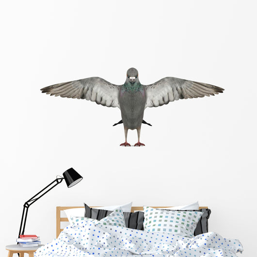 Dove Pigeon with Outstretched Wall Decal