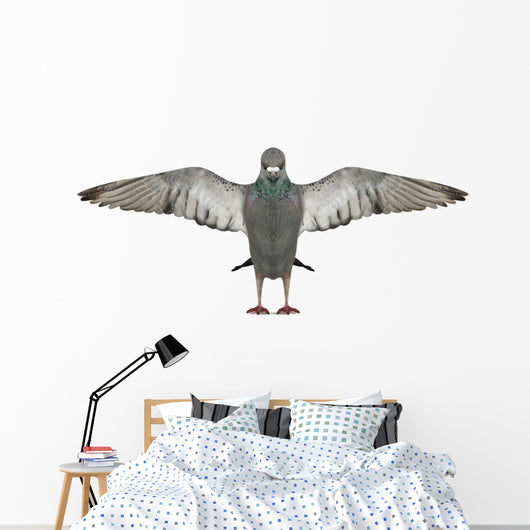 Dove Pigeon with Outstretched Wall Decal