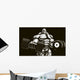 Bodybuilder with Dumbbell Wall Decal