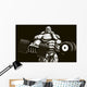 Bodybuilder with Dumbbell Wall Decal