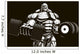 Bodybuilder with Dumbbell Wall Decal