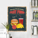 Vintage Fast Food Poster Wall Decal