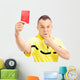 Furious Football Referee Wall Decal