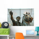 Roman Bronze Equestrian Statue Wall Decal