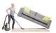 Housewife Lifting Sofa and Wall Decal
