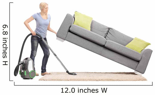Housewife Lifting Sofa and Wall Decal