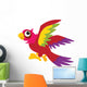 Cartoon Parrot Flying Wall Decal
