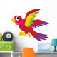 Cartoon Parrot Flying Wall Decal
