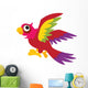 Cartoon Parrot Flying Wall Decal