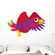 Cartoon Parrot Flying Wall Decal