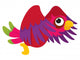 Cartoon Parrot Flying Wall Decal