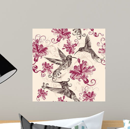 Beautiful Seamless Wallpaper Pattern Wall Decal