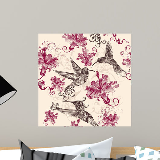 Beautiful Seamless Wallpaper Pattern Wall Decal