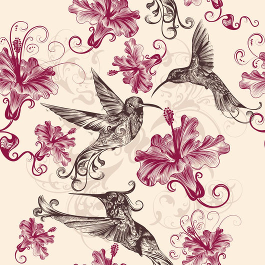 Beautiful Seamless Wallpaper Pattern Wall Decal