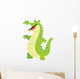 Cartoon Happy Crocodile Wall Decal