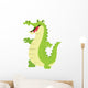 Cartoon Happy Crocodile Wall Decal
