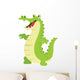 Cartoon Happy Crocodile Wall Decal