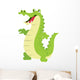 Cartoon Happy Crocodile Wall Decal