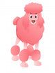 Cartoon Pink Poodle Wall Decal