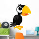 Cartoon Crow Standing Wall Decal