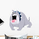 Cartoon Bull Dog Wall Decal