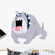 Cartoon Bull Dog Wall Decal