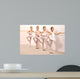 Group Four Little Ballerinas Wall Decal