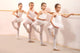 Group Four Little Ballerinas Wall Decal