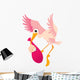 Cartoon Stock and Baby Wall Decal