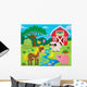 Barnyard Farm Scene Wall Decal