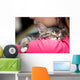 Portrait Cute Kitten Sleeping Wall Decal