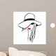 Vector Ink Line Art Wall Decal