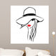 Vector Ink Line Art Wall Decal