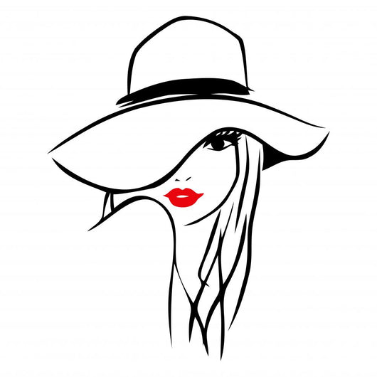Vector Ink Line Art Wall Decal