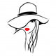 Vector Ink Line Art Wall Decal
