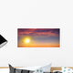 Panoramic Wild Sunset Wall Decal Panoramic Wall Decal
