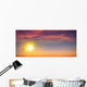 Panoramic Wild Sunset Wall Decal Panoramic Wall Decal