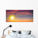 Panoramic Wild Sunset Wall Decal Panoramic Wall Decal