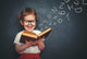 Little Girl with Glasses Wall Decal