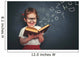 Little Girl with Glasses Wall Decal
