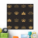 Lotus Symbol Icons Vector Wall Decal