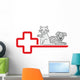 Hund Katze2504a Wall Decal