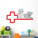 Hund Katze2504a Wall Decal