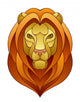 Lion Head Wall Decal